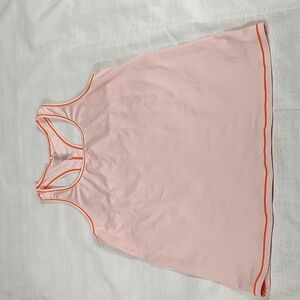 Fabletic Shirt Peach Orange Pink Active Razor Back Tank Top Women Size Small